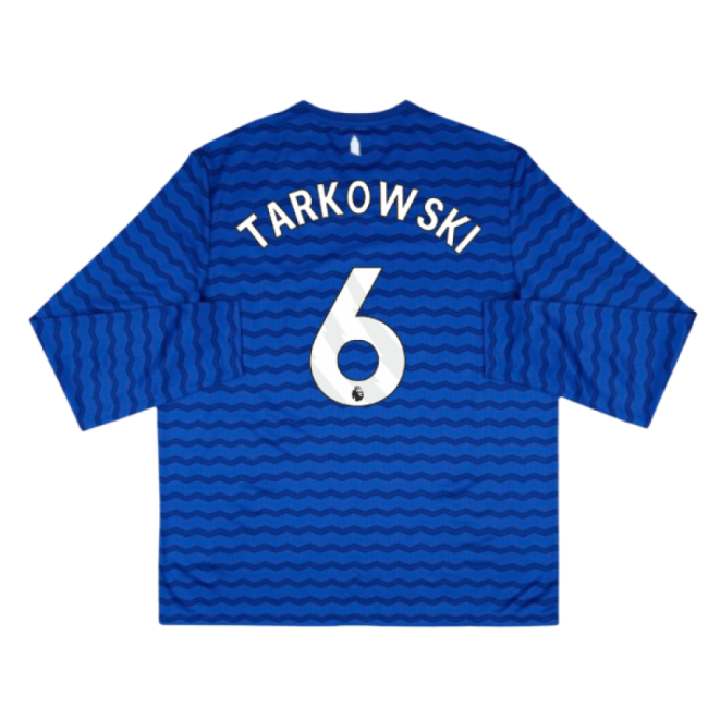 2025-2026 Everton Home Long Sleeve Shirt (Tarkowski 6)