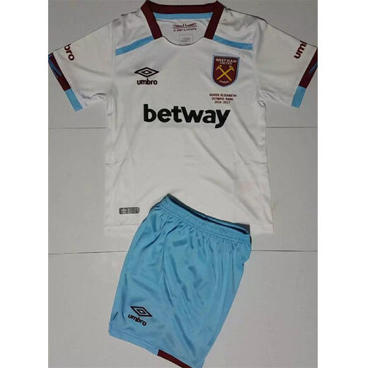 Kids West Ham United 201617 Away Soccer KitsShirtShorts - Official