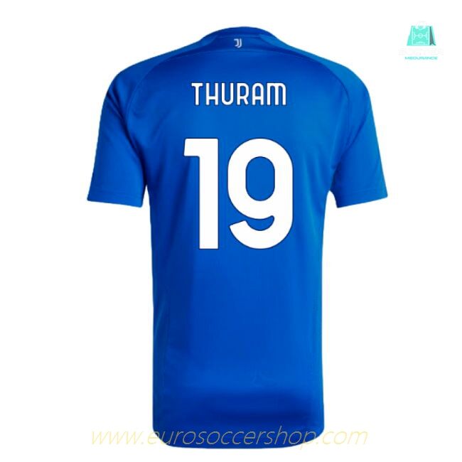 2025-2026 Juventus UBP Jersey (Royal) (Thuram 19)