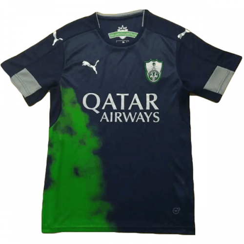 Al-Ahli Jeddah Away 201617 Black Soccer Jersey Shirt - Official