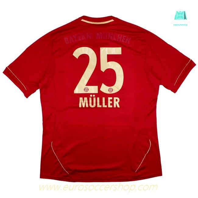 Bayern Munich 2011-13 Home Shirt (XL) Muller #25 (Good)