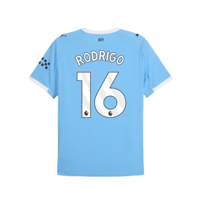Adult 2025-2026 Man City Home Shirt (Rodrigo 16)