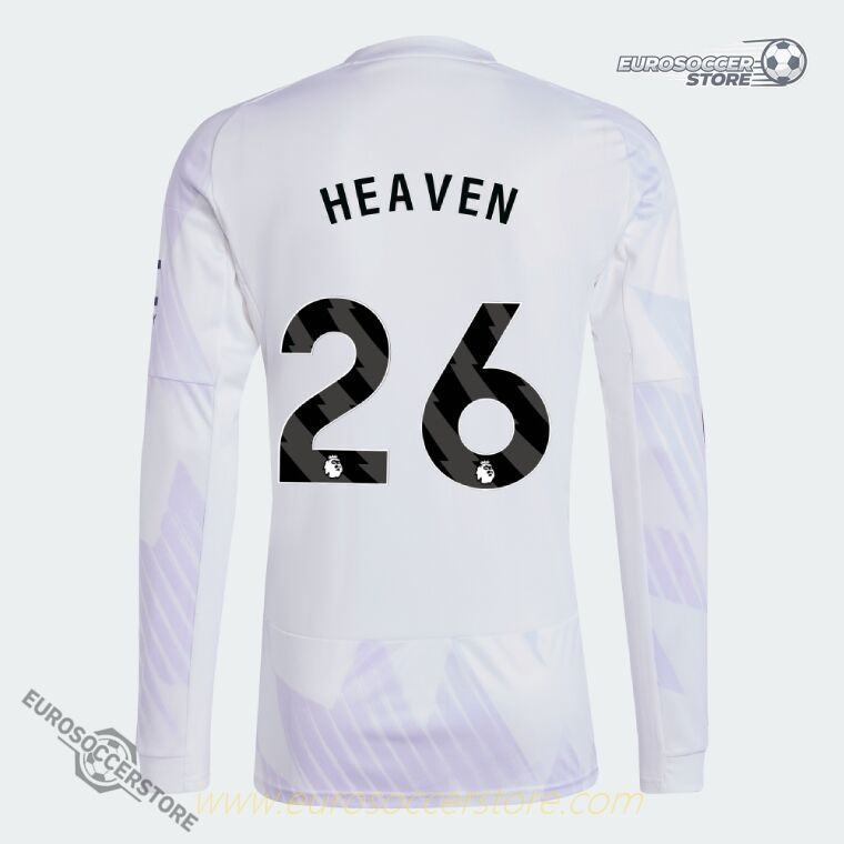 Manchester United 25-26 Season Away Long Sleeve HEAVEN 26 Football Jersey
