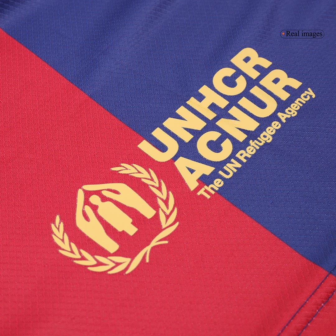 Kid's Barcelona Home Soccer Jersey Kit(Jersey+Shorts+Socks) 2024/25Aut