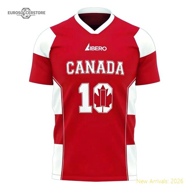 Authentic Canada Supporters 20242025 Home Kit Quickdry