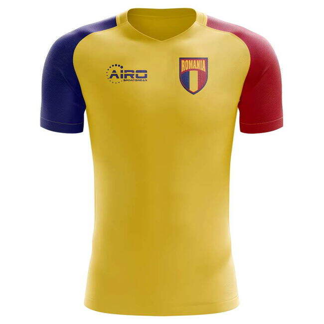 Original 2025-2026 Romania Euro 2024 Home Kit