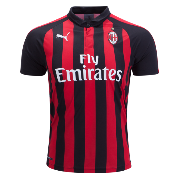 AC Milan Home 201819 Soccer Shirt - Official Replica 9823
