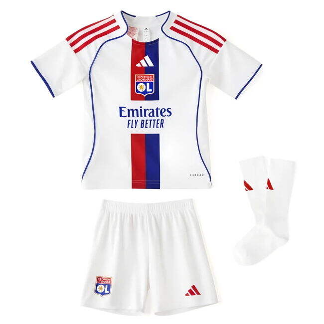 2025-2026 Olympique Lyon Home soccer jersey - professional performance