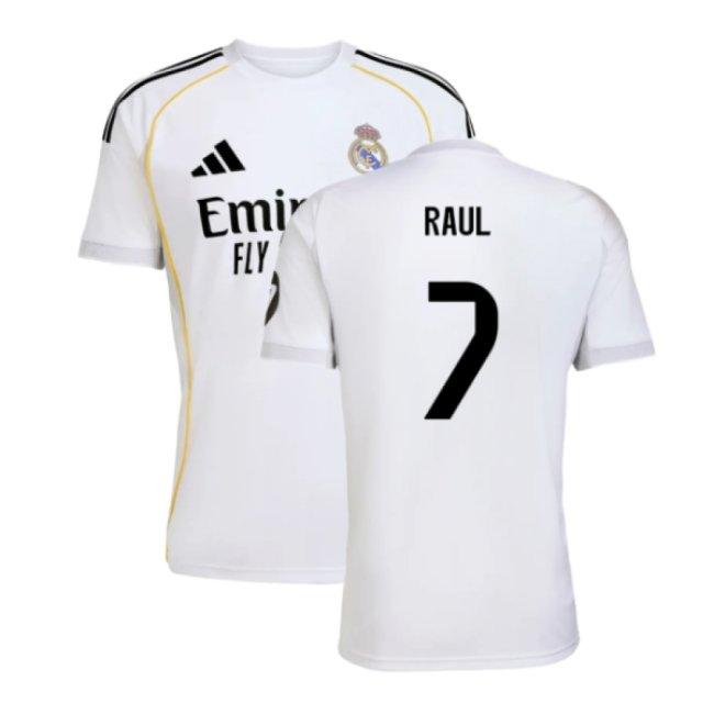 Camiseta Real Madrid Hombres Local 2025-2026 - Alta Calidad - Raul 7