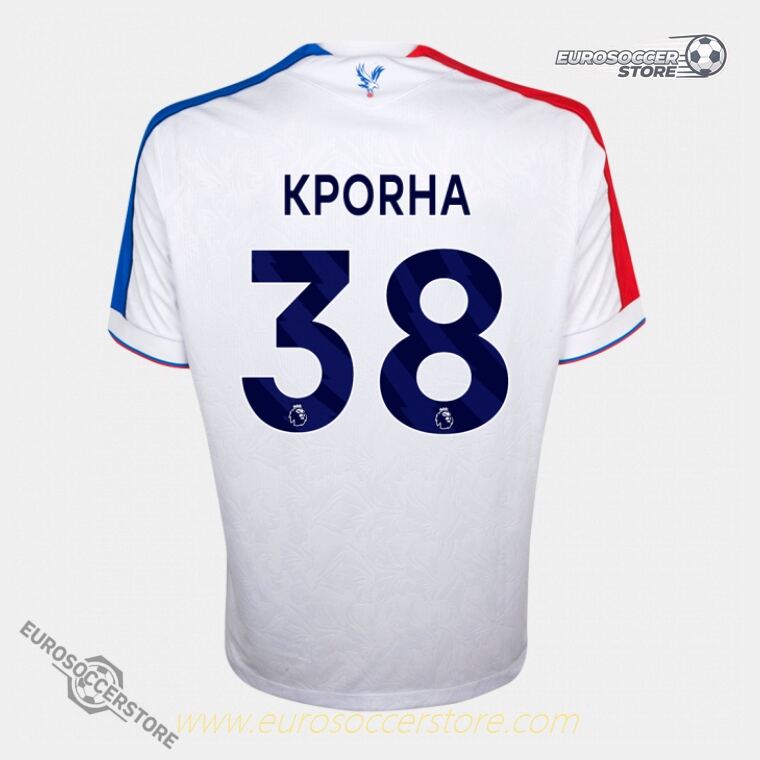 KPORHA 38 Crystal Palace 25-26 Third Eagle White Football Jersey