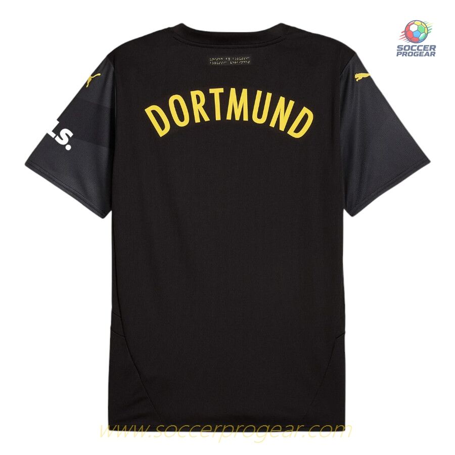 BVB Dortmund Away Team Soccer Jersey 2024-2025 Season