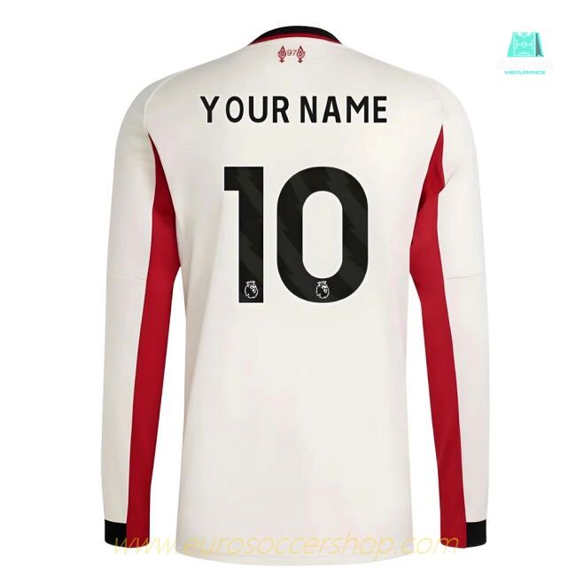 2025-2026 Liverpool Long Sleeve Away Shirt (Your Name)
