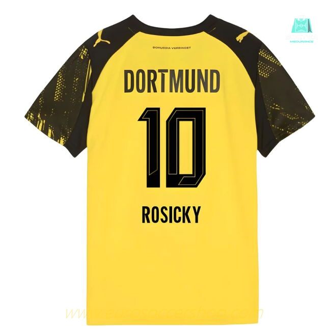 2025-2026 Borussia Dortmund Home Shirt (Kids) (Rosicky 10)