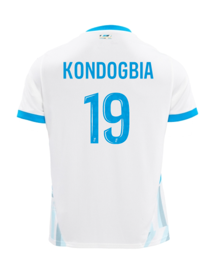 OM Home KONDOGBIA 19 Football Jersey 2024-2025 Season
