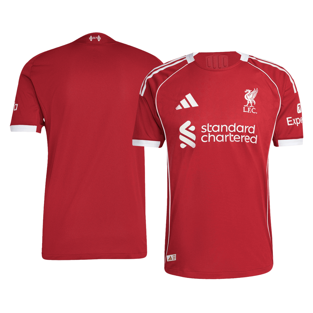 Liverpool Home Authentic Soccer Jersey 2025/26