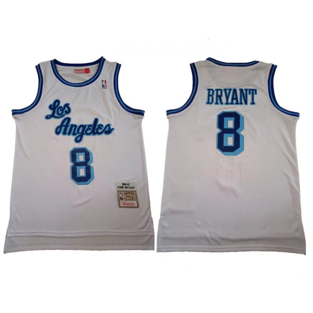 Limited Edition Los Angeles Lakers 8 Jersey - White - Basketball Fan Gear