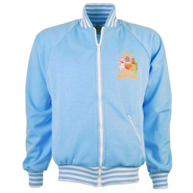 vintage Manchester City 1976 League Cup Retro Tracktop