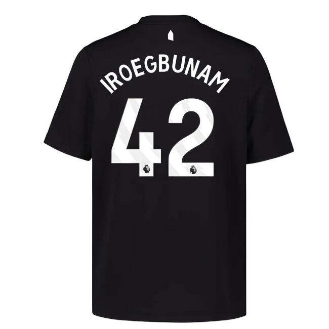 Kids Iroegbunam 42 New Everton Third Team Kit 2025-2026