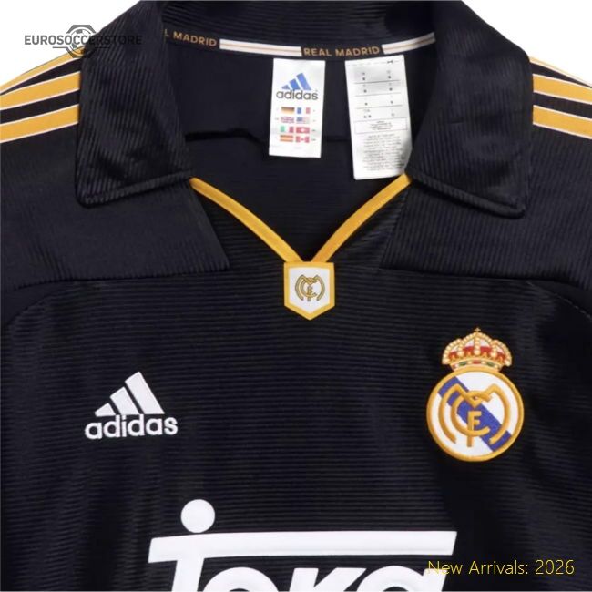 Official Real Madrid Away Jersey 2025-2026 Durable Lightweight