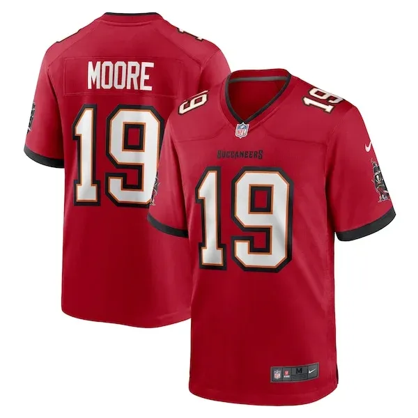 None David Moore Game Jersey - Red | NFL Player Jersey | NFL Football