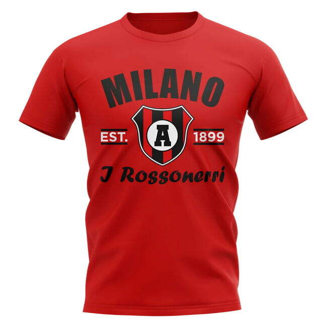 2025-2026 AC Milan FC T-Shirt Kit