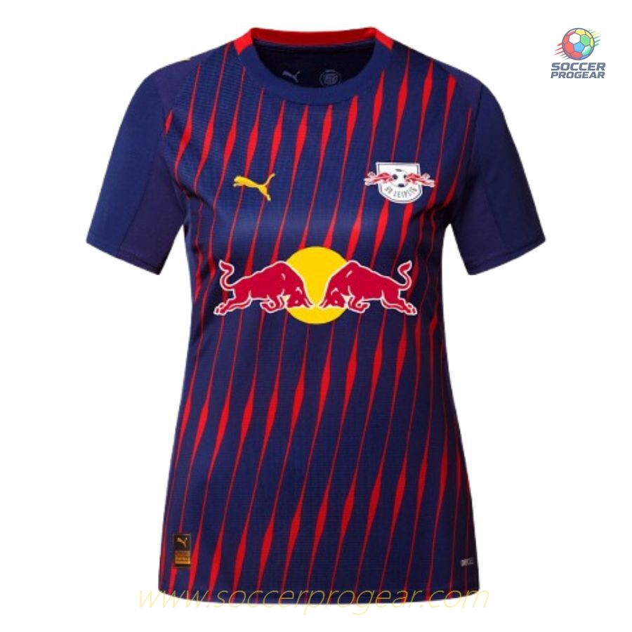 Red Bull Leipzig Away Football Soccer Team Shirt 2025-26 Edition Women