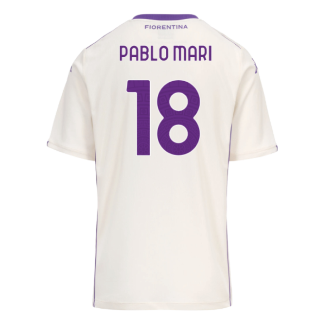 Pablo Mari 18 2025-2026 Fiorentina Football Club Away Uniform