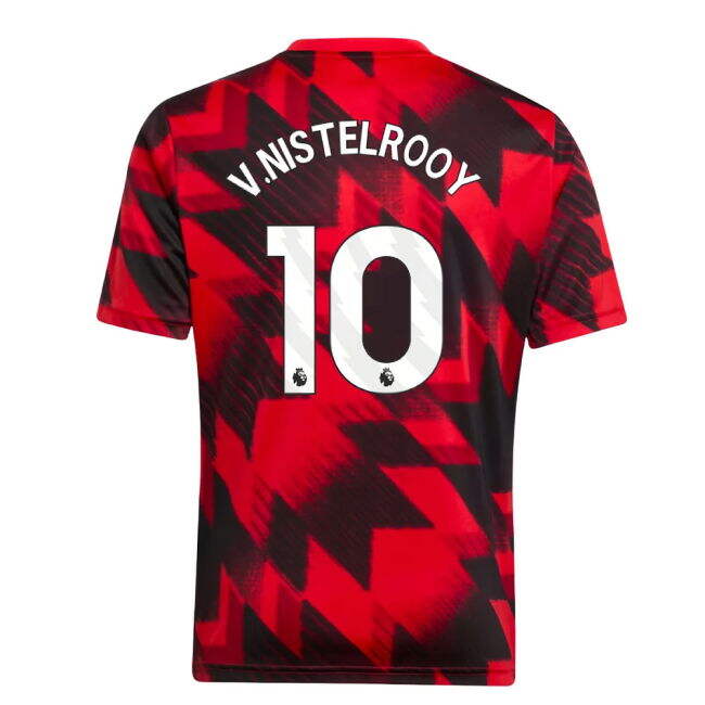 2025-2026 Man Utd Pre-Match Shirt (Red) - Kids (V.Nistelrooy 10) (C...