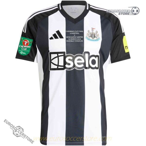 Newcastle United WHITE 40 Carabao Cup Final Jersey 2025 (Including Final Detail and Patch)