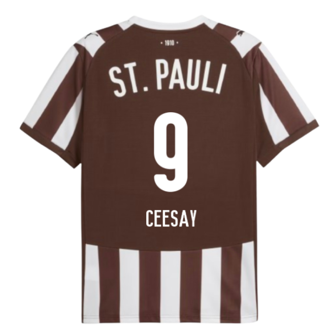 St Pauli official style Home Shirt 2025-2026 (Adult