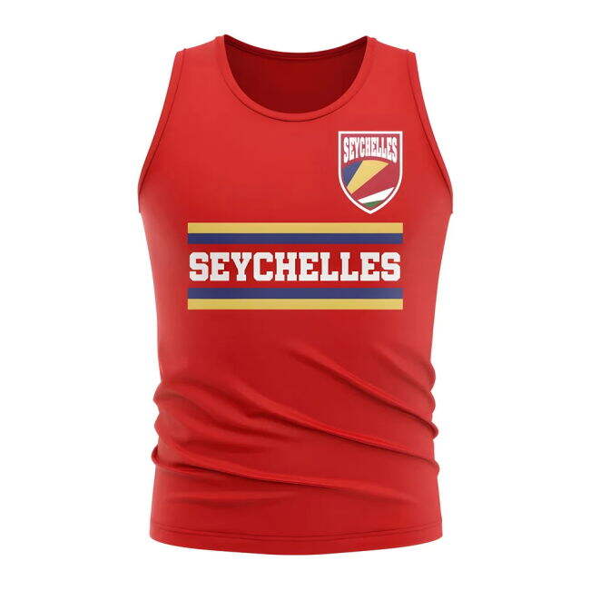 Match-Ready Top-Tier Seychelles Core Football Country Sleeveless Tee