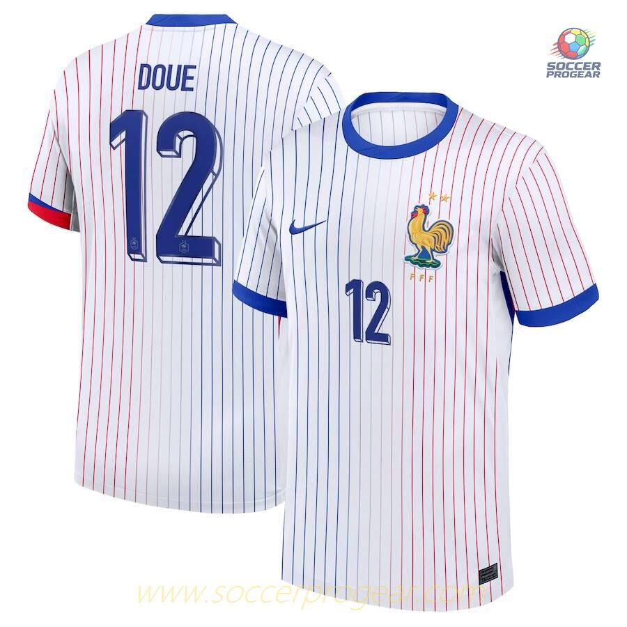 France National Team Away Team Soccer Shirt 2024/25 Collection Doue