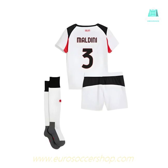 2025-2026 AC Milan Away Mini Kit (Maldini 3)
