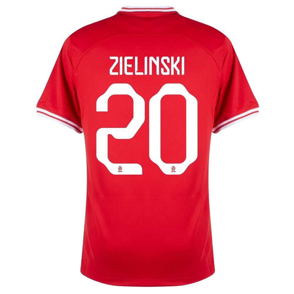 ZIELINSKI 2022 WORLD CUP POLAND AWAY JERSEY