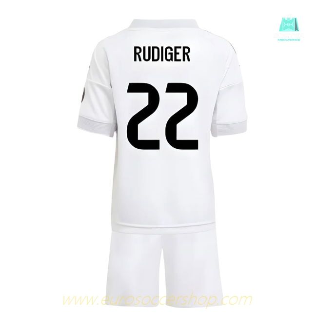 2025-2026 Real Madrid Home Mini Kit (Rudiger 22)