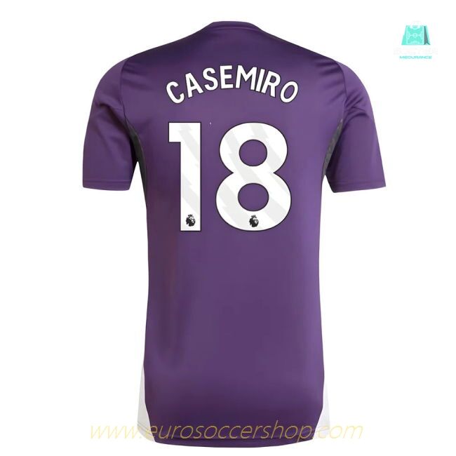 2025-2026 Man Utd Training Jersey (Aurora Plum) (Casemiro 18)