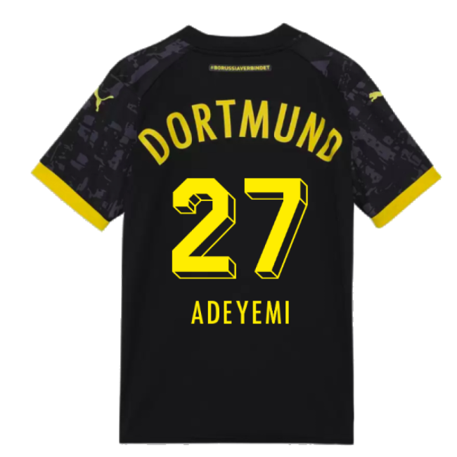 Kids 2023-2024 Borussia Dortmund FC Away Shirt