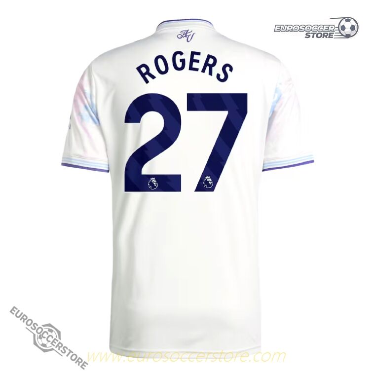 Aston Villa 25-26 Season Third Version ROGERS #27 Football Jersey