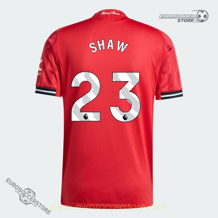 25-26 Season Manchester United Home Player Version Jersey - SHAW 23