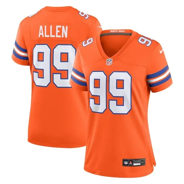 None Game NFL Jersey - Orange | Top-Grade Football Apparel | NFL Footb