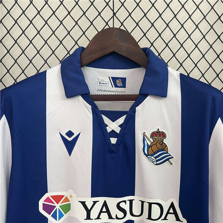 Performance Driven Real Sociedad 2425 Home Football Shirt Jersey