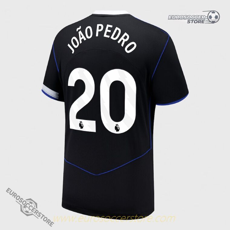 JOÃO PEDRO's 2025-26 Season Chelsea Third Version 20 Jersey