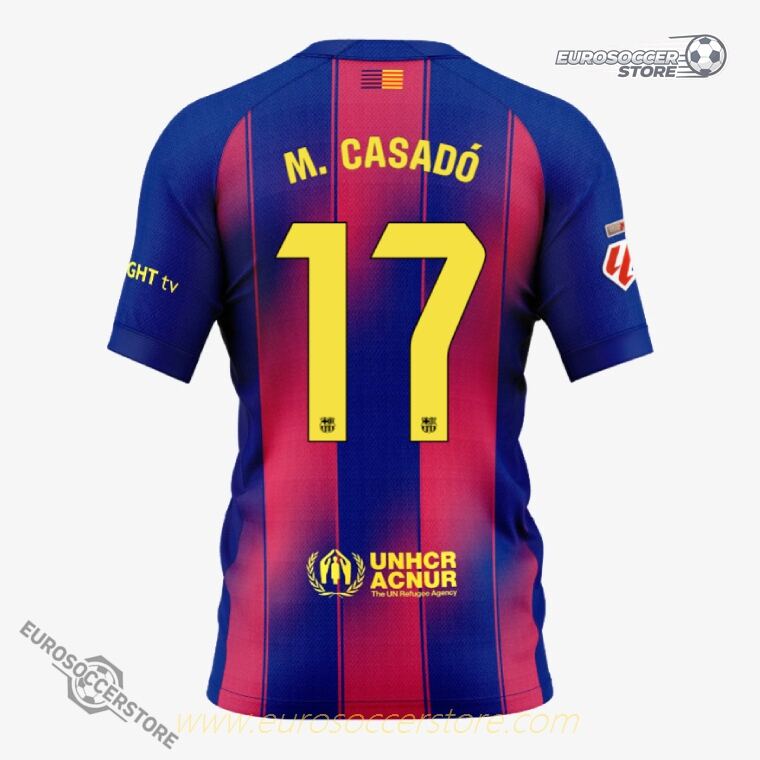 Barcelona 25-26 Home Jersey (Player Version) - M. CASADÓ 17