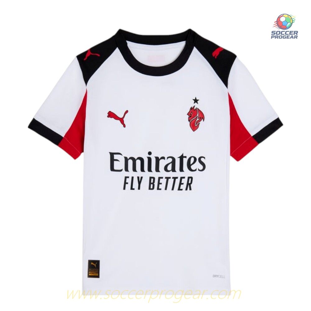 AC Milan Youthren's Away Football Jersey 2025/26 Collection