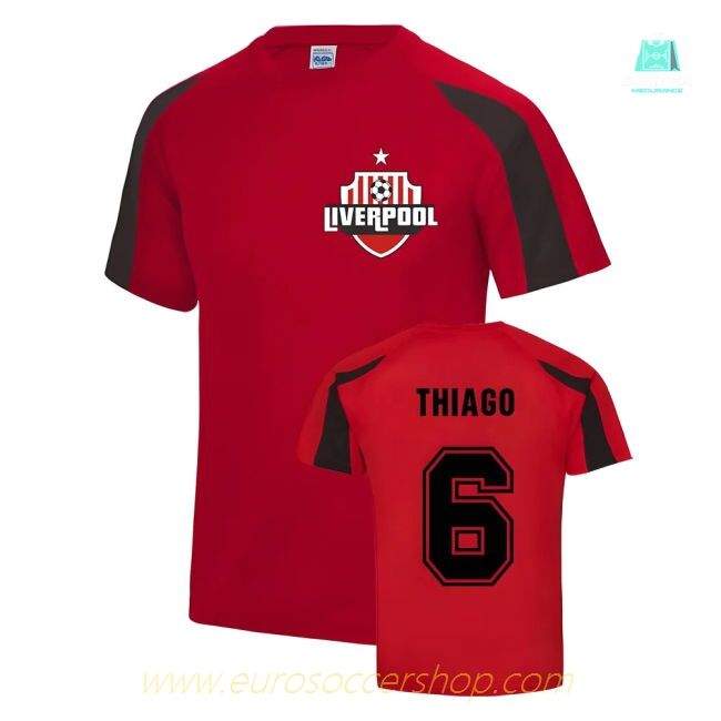 Thiago Liverpool Sports Training Jersey (Red)