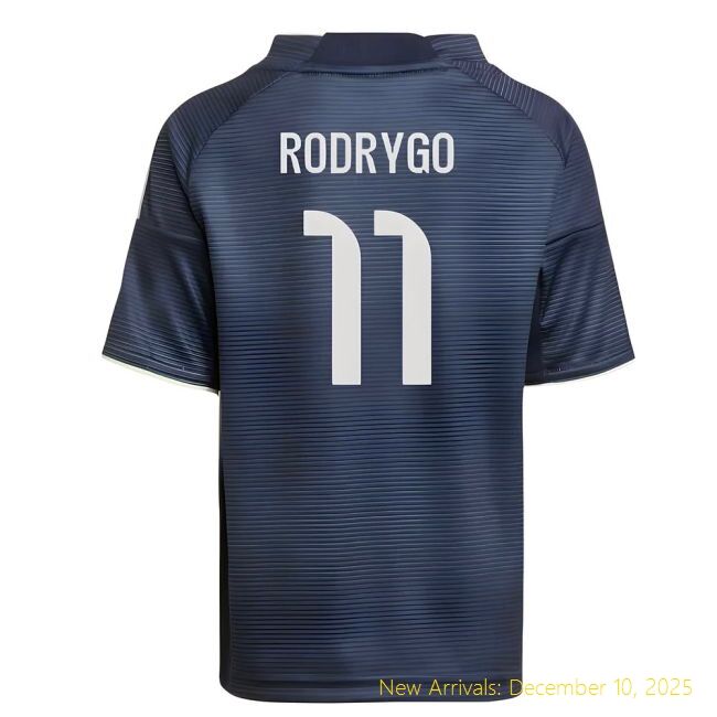 2025-2026 Real Madrid RM Premium Quality Away Mini Kit (Rodrygo 11)