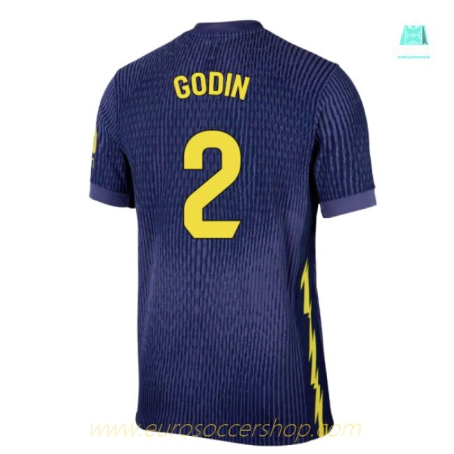 2025-2026 Atletico Madrid Authentic Away Shirt (Godin 2)