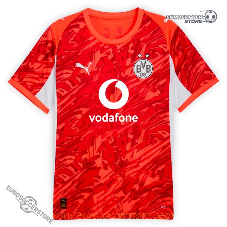 Red Goalkeeper Jersey of Borussia Dortmund for the 25-26 Season