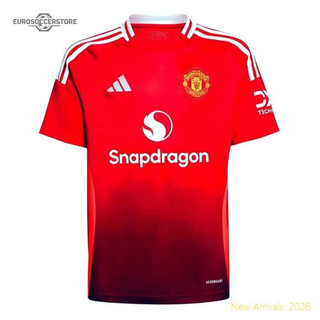 Authentic 2024-2025 Man Utd Home Shirt (kids) - Premium Quality
