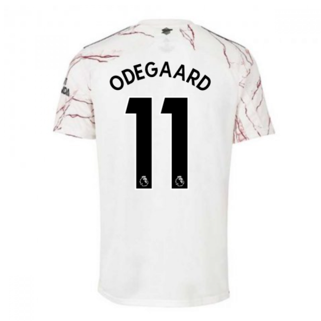 Rare Find 2020-2021 Arsenal Away Premier League Jersey Rare ODEGA#328
